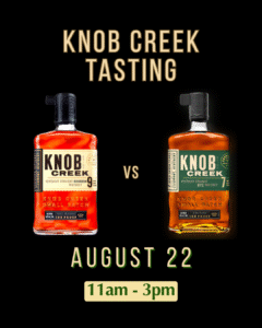 Knob Creek Whiskey & Rye Tasting